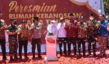 Gubernur Khofifah Resmikan Rumah Kebangsaan Jatim